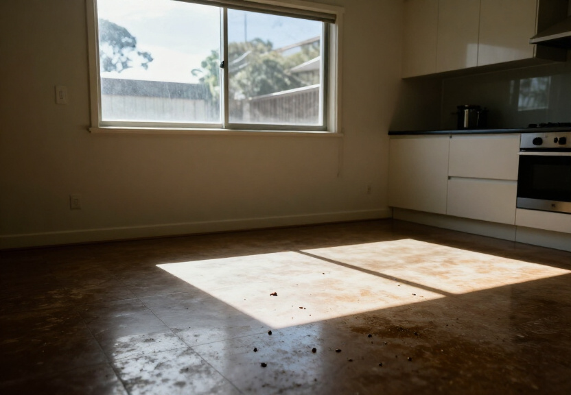 Rodent infestation in a Smithfield warehouse before treatment