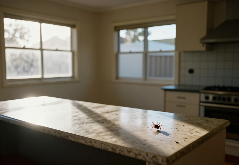 Termite damage in a Smithfield home before treatment
